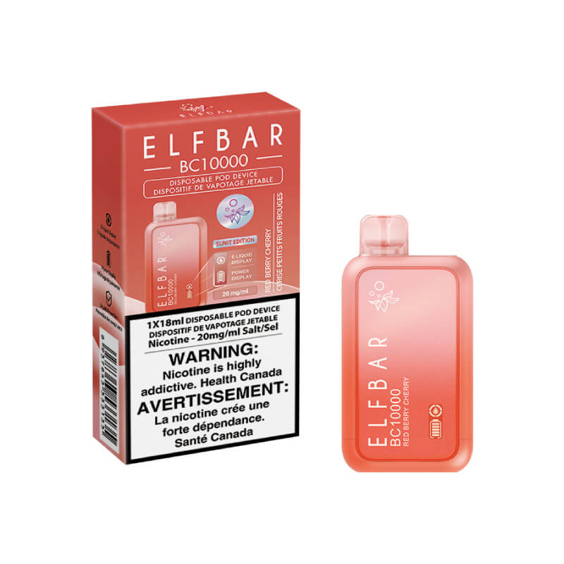 Elf Bar BC10000 Disposable Vape - Red Berry Cherry, 10000 Puffs