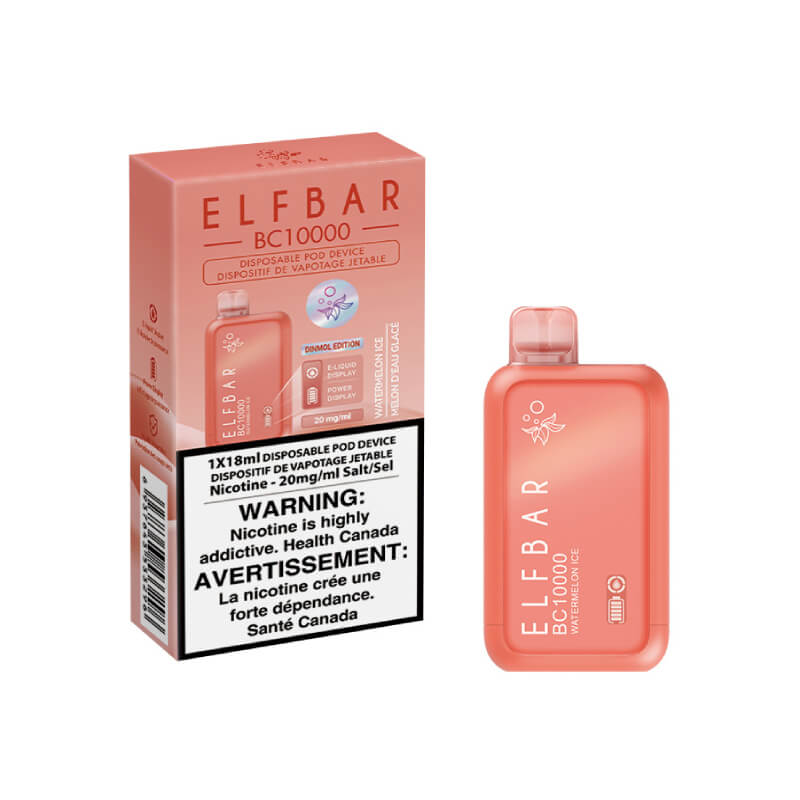 Elf Bar BC10000 Disposable Vape - Watermelon Ice, 10000 Puffs