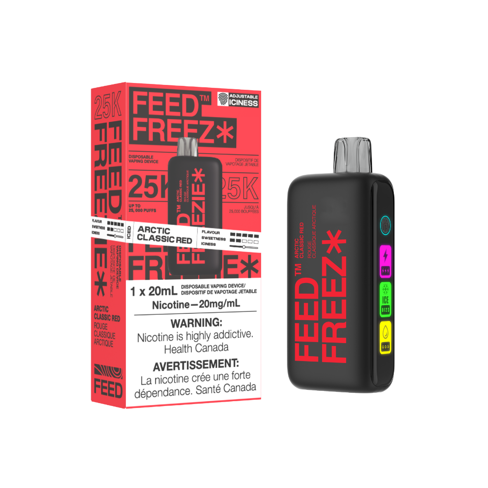 FEED Freezie 25K Disposable - Arctic Classic Red, 20ML