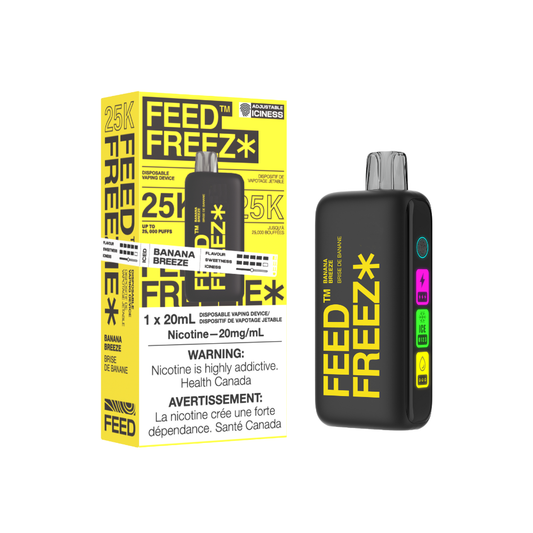 FEED Freezie 25K Disposable - Banana Breeze, 20ML