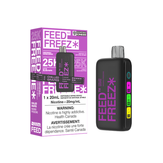 FEED Freezie 25K Disposable - Chilled Grapes, 20ML