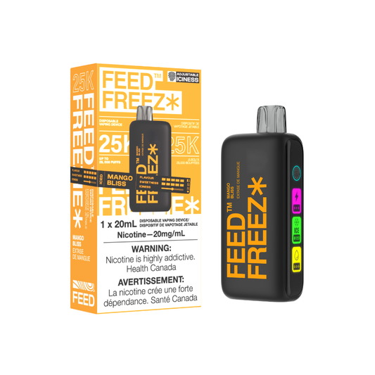 FEED Freezie 25K Jetable - Mango Bliss, 20ML