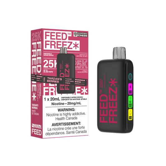 FEED Freezie 25K Disposable - Tarzan's Berries, 20ML