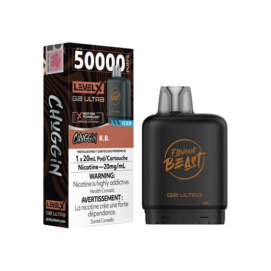 Level X Flavour Beast G2 Ultra Pod 50K - R.B. Iced