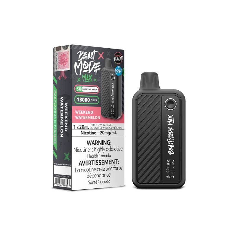 Flavour Beast Mode Max 18k Disposable Vape Weekend Watermelon