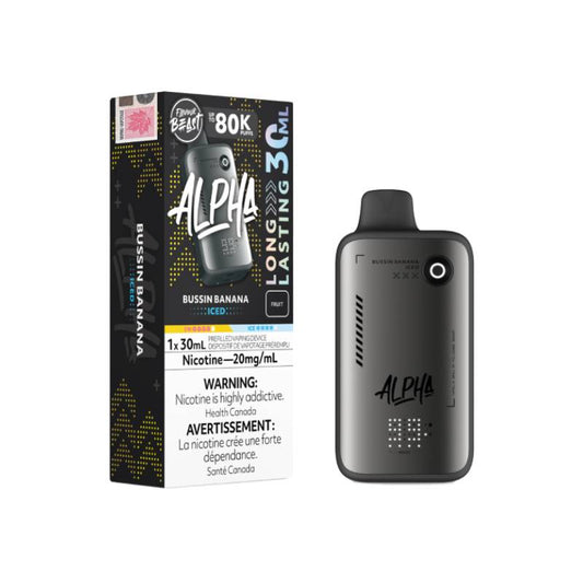 Flavour Beast - Alpha Bussin Banana 80K Disposable Vape