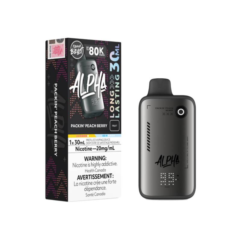 Flavour Beast - Alpha Packin' Peach Berry 80K Disposable Vape