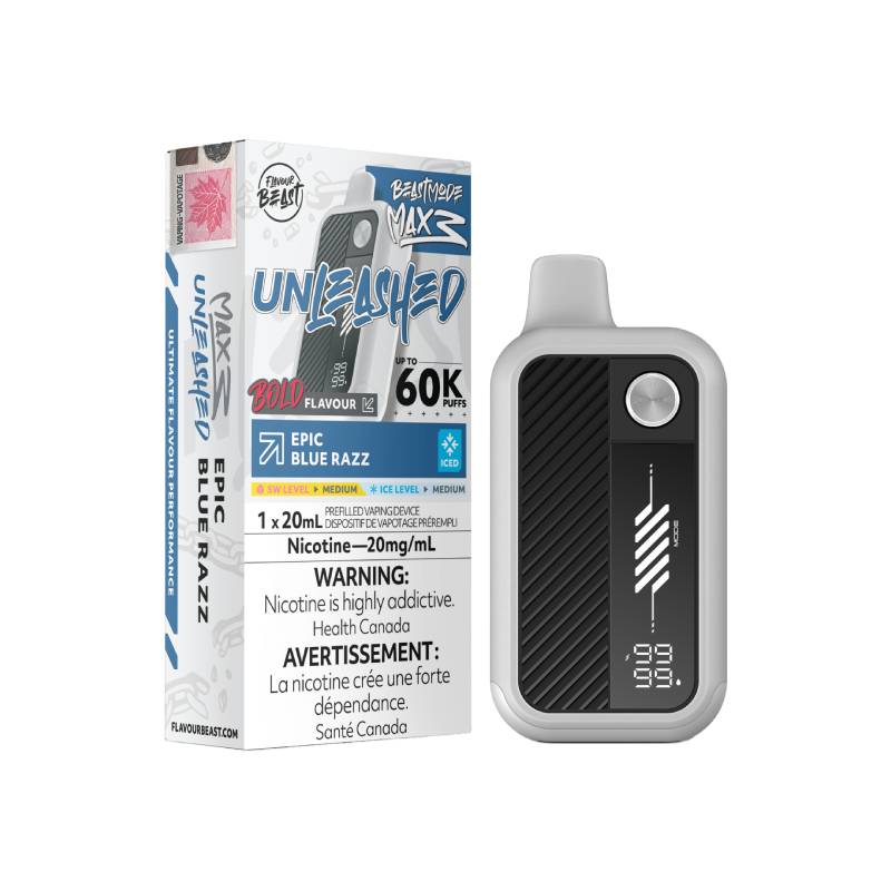 Flavour Beast - Beast Mode Max 3 60k Epic Blue Razz Iced