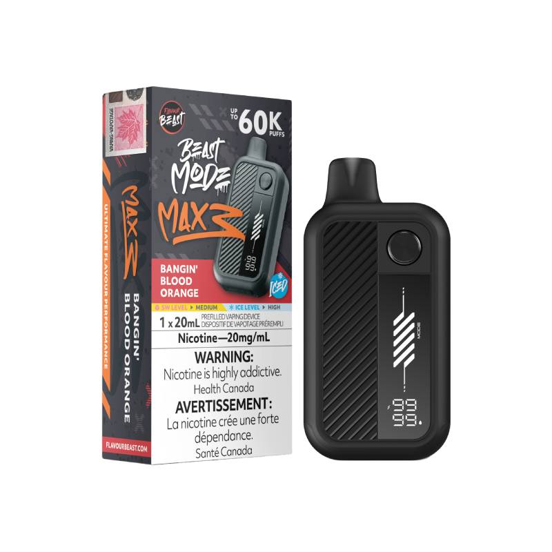Flavour Beast - Beast Mode Max 3 60k Bangin’ Blood Orange Iced
