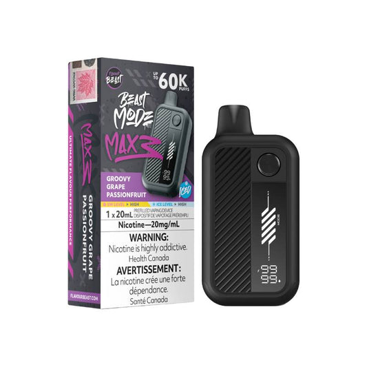 Flavour Beast - Beast Mode Max 3 60k Groovy Grape Passionfruit Iced