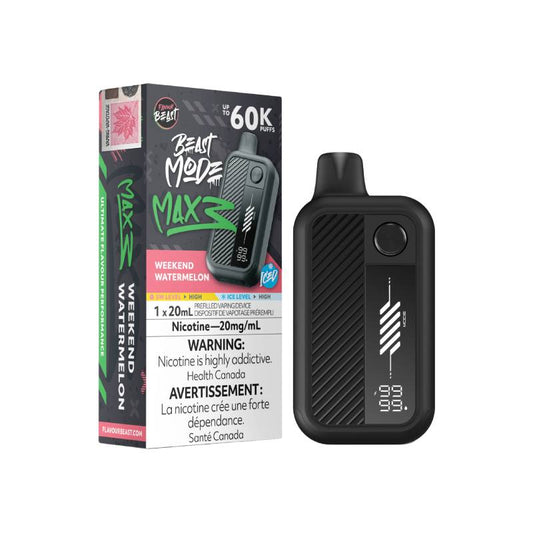 Flavour Beast - Beast Mode Max 3 60k Weekend Watermelon Iced