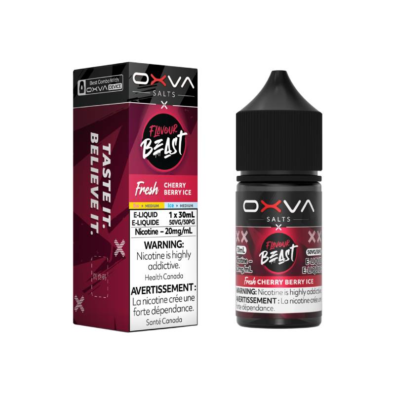 OXVA x Flavour Beast Salt Nic - Fresh Cherry Berry Ice