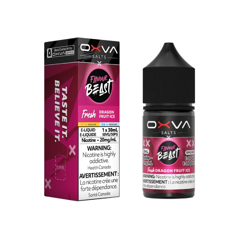 OXVA x Flavour Beast Salt Nic - Fresh Dragon Fruit Ice