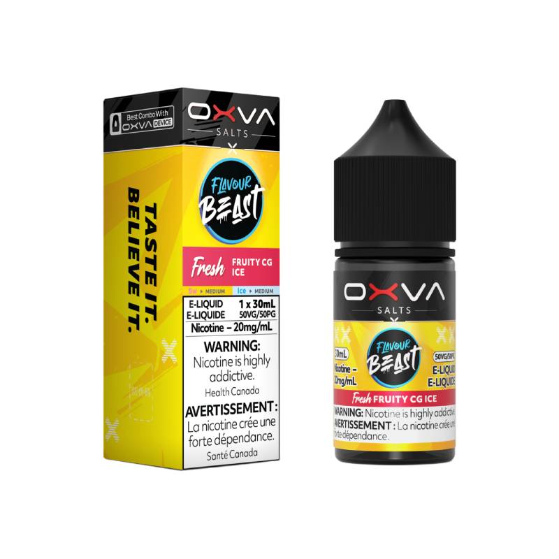 OXVA x Flavour Beast Salt Nic - Fresh Fruity CG Ice