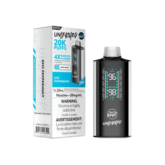 Flavour Beast DCP 20K disposable vape in Epic Peppermint flavour