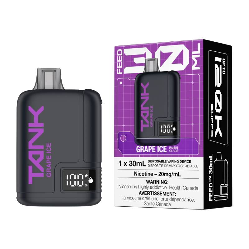 FEED Tank 120K Disposable Vape - Grape Ice