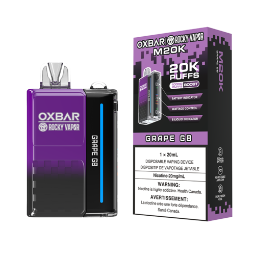 Oxbar M20K Disposable Vape - Grape GB, 20000 Puffs