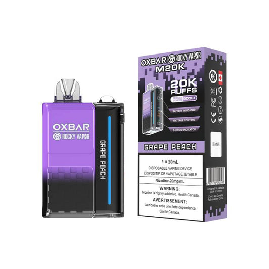 Oxbar M20K Disposable Vape - Grape Peach, 20000 Puffs