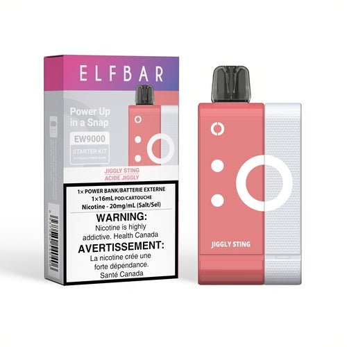 Elf Bar EW9000 Starter Kit - Jiggly Sting, 9000 Puffs