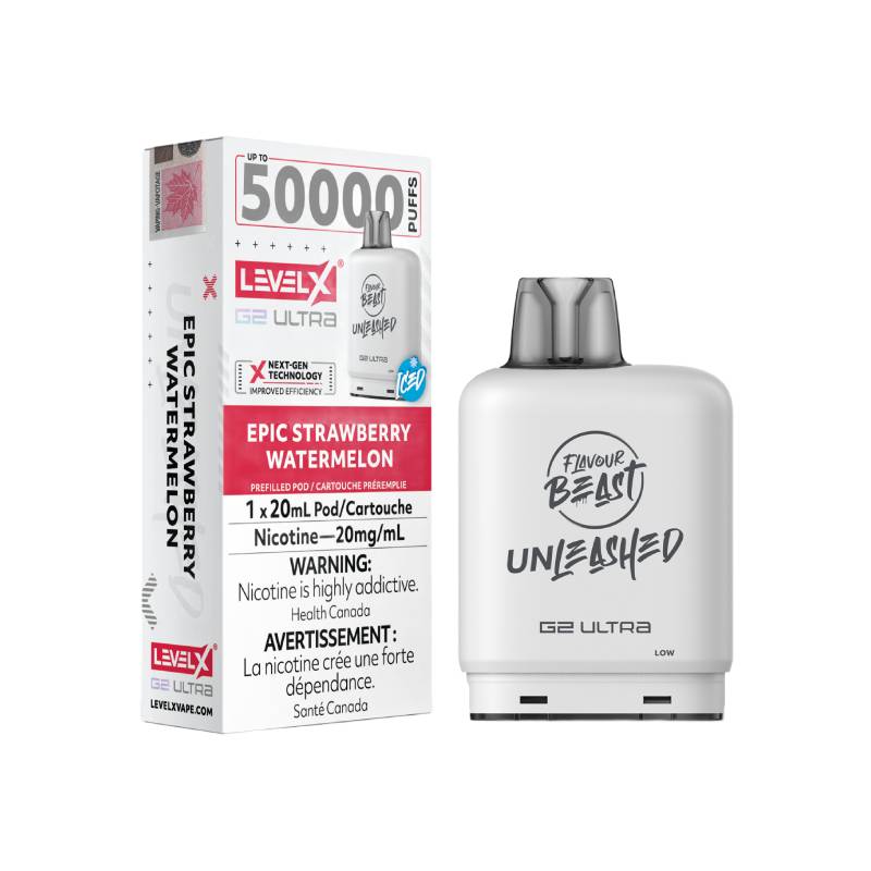 Level X Boost G2 Ultra 50K Disposable Pod Epic Strawberry Watermelon