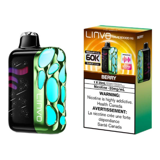 Linvo Rave 60K Disposable Vape - Berry
