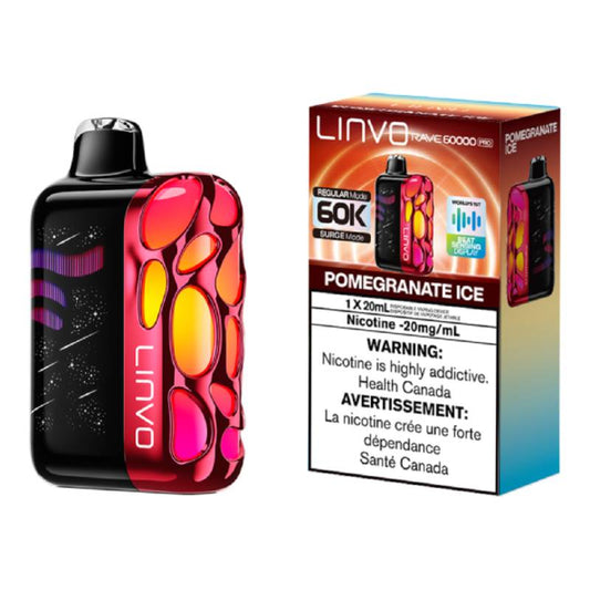 Linvo Rave 60K Disposable Vape - Pomegranate Ice