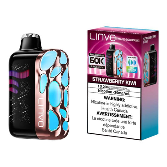 Linvo Rave 60K Disposable Vape - Strawberry Kiwi
