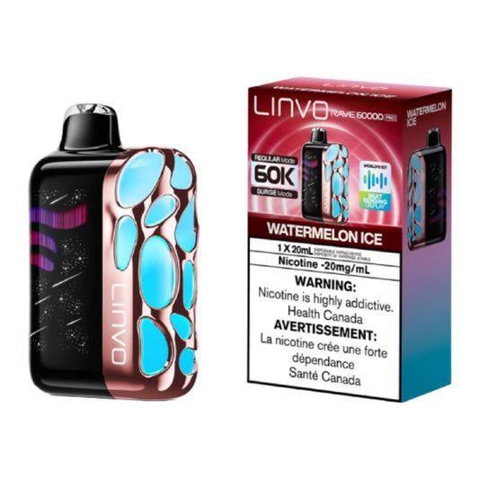 Linvo Rave 60k Pro Disposable Vape Watermelon Ice