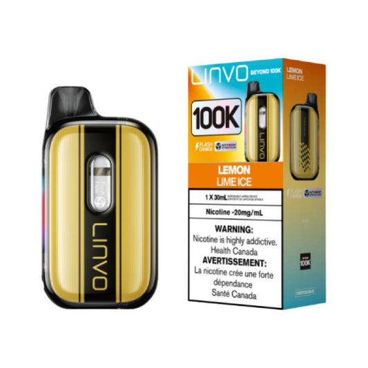 Linvo Beyond 100K - Lemon Lime Ice Disposable Vape