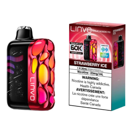 Linvo Rave 60K Disposable Vape - Strawberry Ice