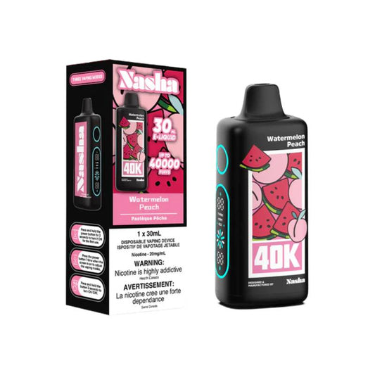 Nasha 40k Disposable Vape - Watermelon Peach