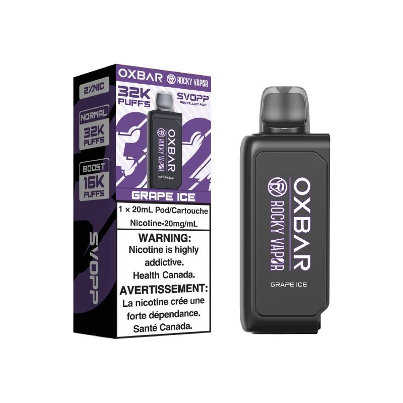 Oxbar 32k Pod Grape Ice