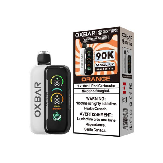 Oxbar Maglink 90K Essential Series Starter Kit Orange 90K Puffs