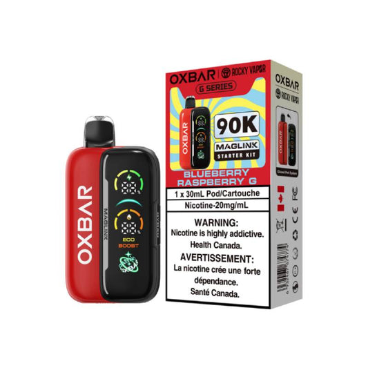 Oxbar Maglink 90K G Series Starter Kit Blueberry Raspberry G 90K Puffs