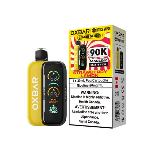 Oxbar Maglink 90K Lemon Series Starter Kit Strawberry Lemon 90K Puffs
