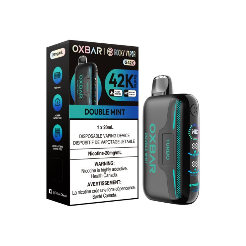 OxBar G42K - Double Mint Disposable Vape