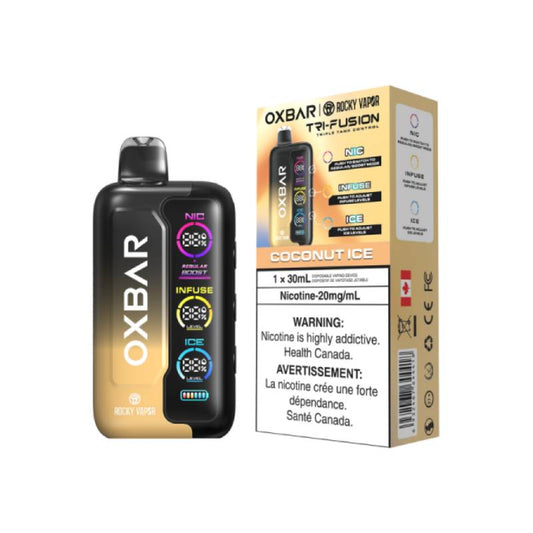 Oxbar Tri Fusion - Coconut Ice Disposable Vape
