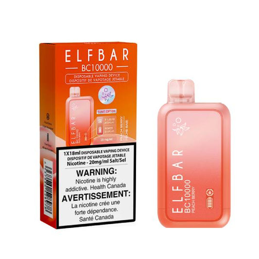 Elf Bar BC10000 Disposable Vape - Peach Berry, 10000 Puffs