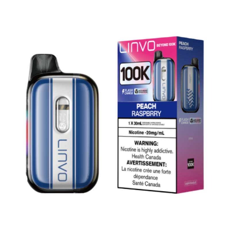 Linvo Beyond 100K - Peach Raspberry Disposable Vape