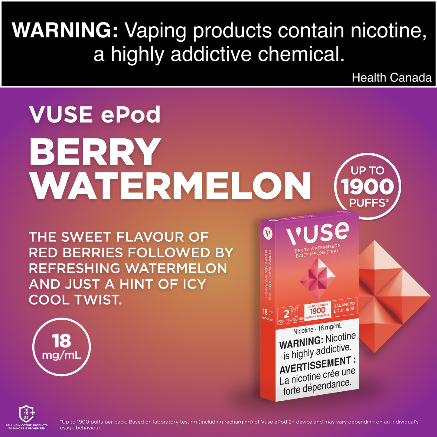 Vuse ePod Berry Watermelon Pods (2x)