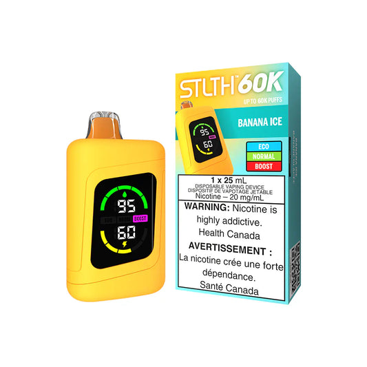 STLTH 60K Disposable Vape - Banana Ice