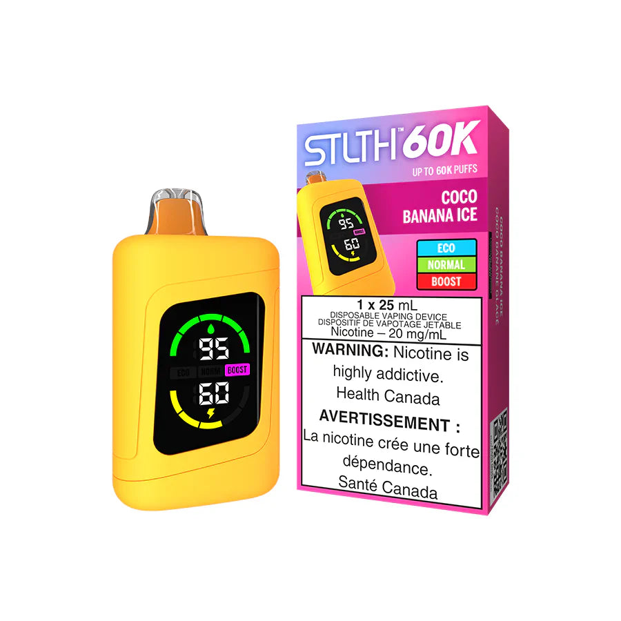 STLTH 60K Disposable Vape - Coco Banana Ice