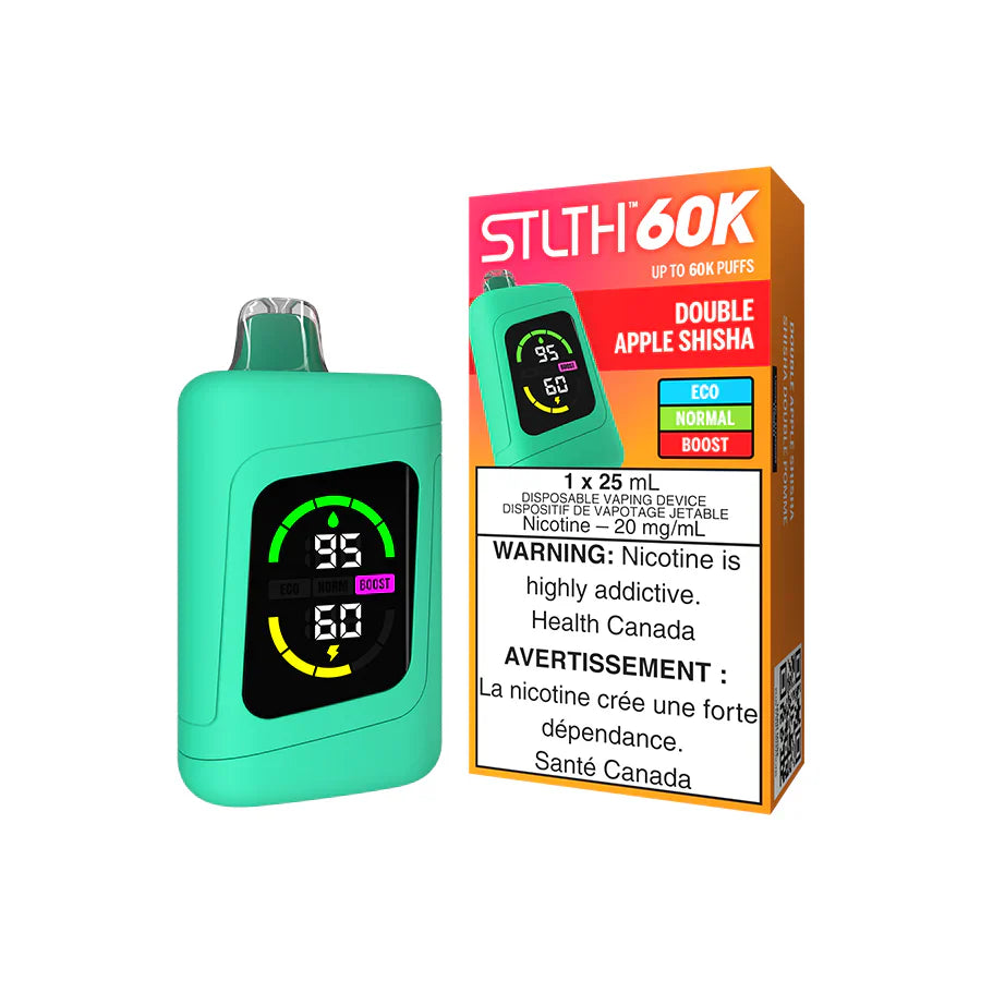 STLTH 60K Disposable Vape - Double Apple Shisha