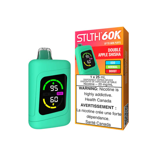 STLTH 60K Disposable Vape - Double Apple Shisha