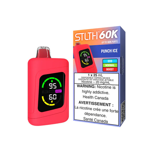 STLTH 60K Vape jetable - Punch Ice