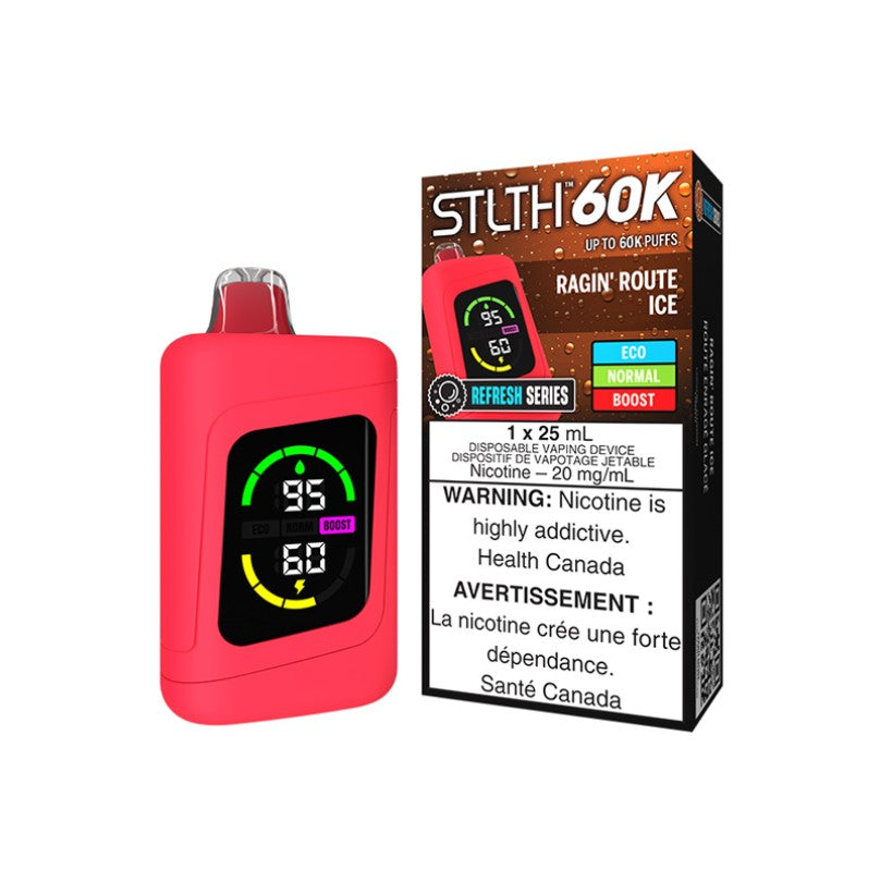 STLTH 60K Disposable Refresh Series - Ragin' Route Ice