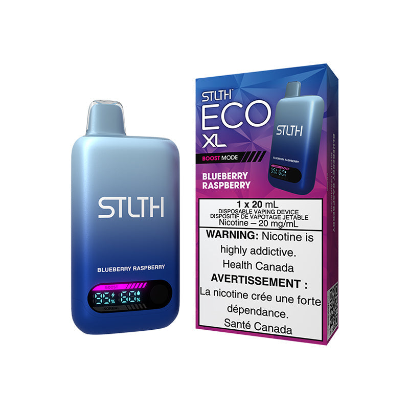 STLTH Vape Eco XL Disposable Vape Blueberry Raspberry 20mL Nicotine