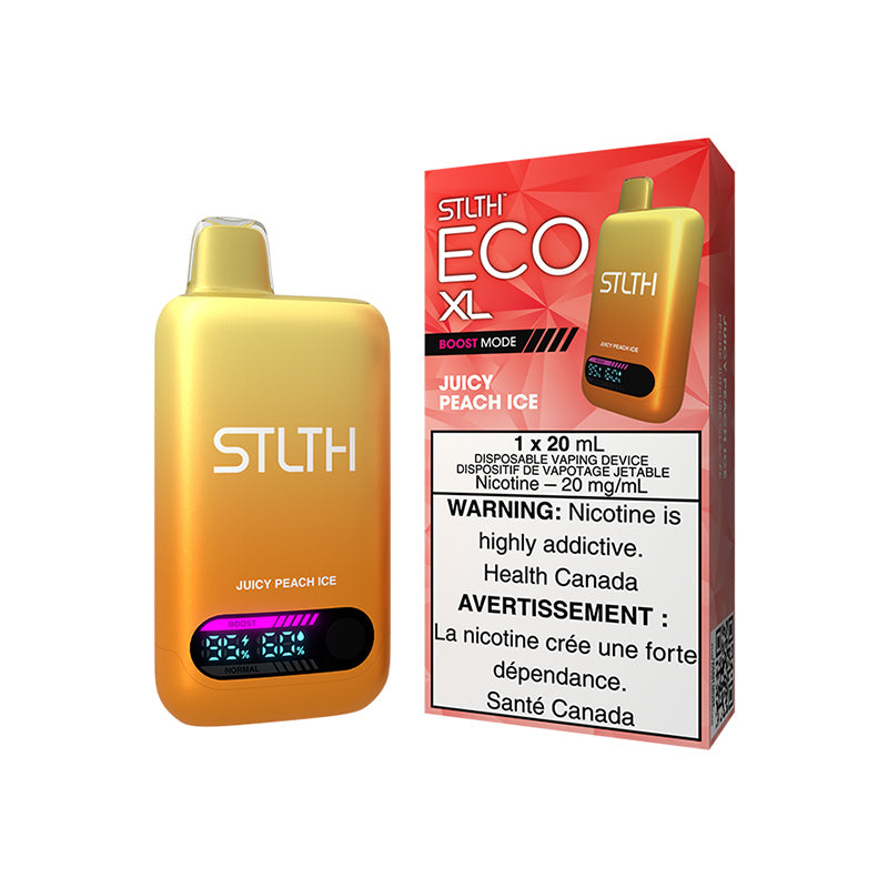 STLTH Vape Eco XL Disposable Vape Juicy Peach Ice 20mL Nicotine