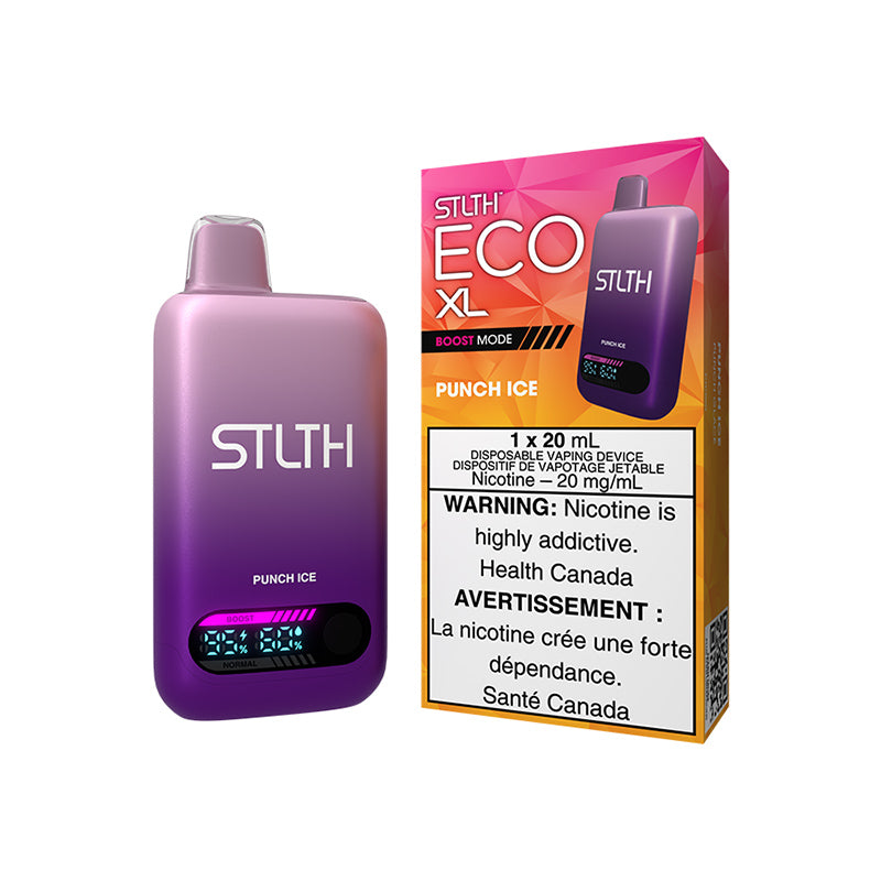 STLTH Vape Eco XL Disposable Vape Punch Ice 20mL Nicotine