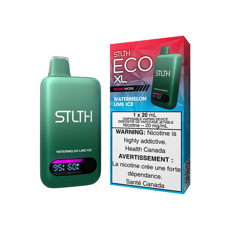 STLTH Vape Eco XL Disposable Vape Watermelon Lime Ice 20mL Nicotine
